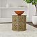 Torres Octagonal Solid Mango Wood Side Table Natural Brown by Coaster