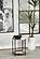 Noemie Round Marble Top Accent Side Table White and Gunmetal by Coaster