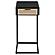 Amherst 1-drawer Radio Weave Cane Metal Side Table Black by Coaster