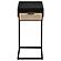Amherst 1-drawer Radio Weave Cane Metal Side Table Black by Coaster