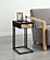 Amherst 1-drawer Radio Weave Cane Metal Side Table Black by Coaster