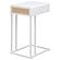 Amherst 1-drawer Radio Weave Cane Metal Side Table White by Coaster