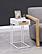 Amherst 1-drawer Radio Weave Cane Metal Side Table White by Coaster