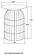 Bernardo Round Wire Frame Side Table Natural and Gunmetal by Coaster