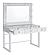 Umbridge 3-drawer Vanity w/Lighting Chrome and White by Coaster