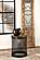Aurora Round Drum Base Accent Side Table Natural and Black by Coaster