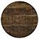 Aurora Round Drum Base Accent Side Table Natural and Black by Coaster