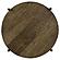 Axel Round Accent Table w/Open Shelf Natural and Gunmetal by Coaster