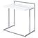 Dani Rectangular C-Shaped Sofa Side Table White High Gloss by Coaster