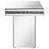 Elora Pedestal Square Top Accent Table Mirror by Coaster