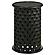 Krish 24-inch Round Accent Table Black Stain by Coaster