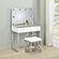 Eliza 2-piece Vanity Set w/Hollywood Lighting White and Chrome by Coaster