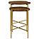 Malka 2-piece Round Nesting Table Dark Brown and Gold by Coaster