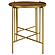 Malka 2-piece Round Nesting Table Dark Brown and Gold by Coaster