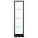 Cyclamen 4-shelf Glass Curio Cabinet Black and Clear by Coaster