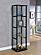 Cyclamen 4-shelf Glass Curio Cabinet Black and Clear by Coaster