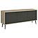 Maeve 2-door Engineered Wood Accent Cabinet Grey and Antique Pine by Coaster