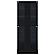 Cabra Display Case Curio Cabinet w/Glass Shelves and LED Lighting Black High Gloss by Coaster