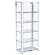 Aero 5-shelf Display Curio Cabinet w/LED Lighting White by Coaster