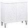 Cardella 2-Door Mandala Accent Cabinet Distressed White by Coaster