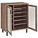Teller 2-Door Shoe Storage Cabinet Natural Oak by Coaster