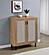 Teller 2-Door Shoe Storage Cabinet Natural Oak by Coaster