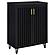 Brixton 2-Door Entryway Shoe Storage Cabinets Black by Coaster