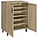 Brixton 2-Door Entryway Shoe Storage Cabinets White Oak by Coaster