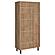 Teller 80-inch 4-Door Tall Shoe Storage Cabinet Natural Oak by Coaster