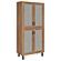 Teller 80-inch 4-Door Tall Shoe Storage Cabinet Natural Oak by Coaster