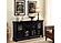 Kovu 4-door Accent Cabinet Black by Coaster