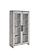 Alejo 2-door Tall Cabinet Grey Driftwood by Coaster