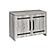Enoch 2-door Accent Cabinet Grey Driftwood by Coaster