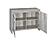 Enoch 2-door Accent Cabinet Grey Driftwood by Coaster