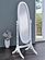 Foyet Oval Cheval Mirror White by Coaster