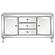 Leticia 3-drawer Accent Cabinet Silver by Coaster