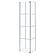 Bellatrix Rectangular 4-shelf Curio Cabinet White and Clear by Coaster