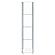 Bellatrix Rectangular 4-shelf Curio Cabinet White and Clear by Coaster