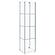 Bellatrix Rectangular 4-shelf Curio Cabinet White and Clear by Coaster