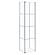 Bellatrix Rectangular 4-shelf Curio Cabinet White and Clear by Coaster
