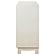 Voula Rectangular 4-door Accent Cabinet White and Gold by Coaster
