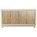Voula Rectangular 4-door Accent Cabinet White and Gold by Coaster