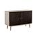 Ixora 2-door Accent Cabinet White Washed and Black by Coaster