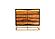 Zara 2-door Accent Cabinet Black Walnut and Gold by Coaster