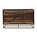 Zara 2-drawer Accent Cabinet Black Walnut and Gold by Coaster