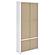 Hawthorne 4-Shelf Glass Door Tall Cabinet w/Drawers White by Coaster