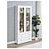 Hawthorne 4-Shelf Glass Door Tall Cabinet w/Drawers White by Coaster