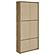 Hawthorne 4-Shelf Glass Door Tall Cabinet w/Drawers Mango by Coaster