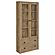 Hawthorne 4-Shelf Glass Door Tall Cabinet w/Drawers Mango by Coaster