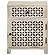 August 1-Drawer Trellis Pattern Storage Cabinet White Washed by Coaster